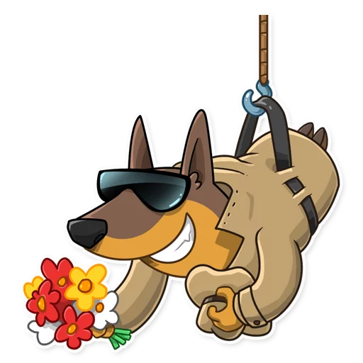 Sticker Dobie the Spy - 2
