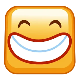 Sticker Square Emoji @TgSticker - 10