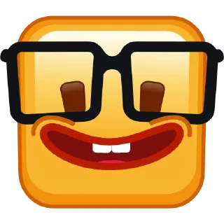 Sticker Square Emoji @TgSticker - 5