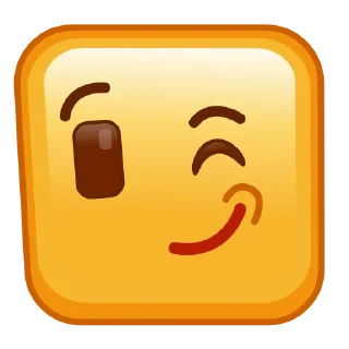 Sticker Square Emoji @TgSticker - 8