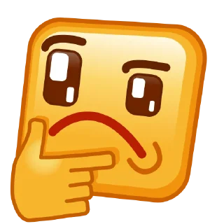 Sticker Square Emoji @TgSticker - 6