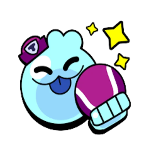 Стикер Squeak, by: @brawlakknews - 11