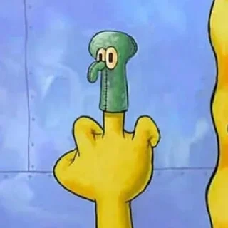 Стикер 🐙•Squidward•🐙 @zquadsan - 7