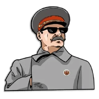 Стикер Сталин - 3