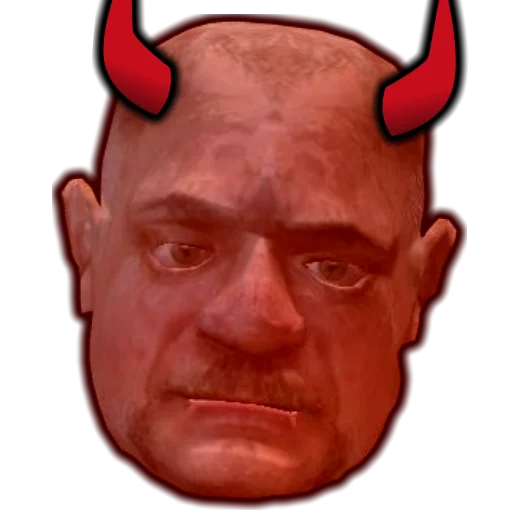 человеческое лицо мужчина мультфильм