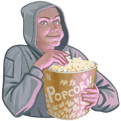 человеческое лицо фаст-фуд закуска