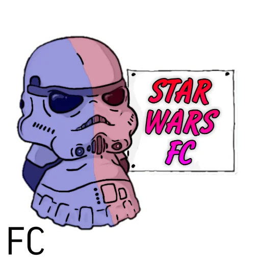 Sticker StarWarsFC - 1