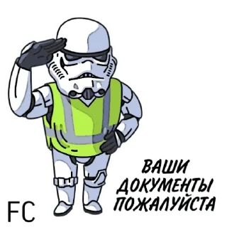 Стикер Star Wars FC - 1