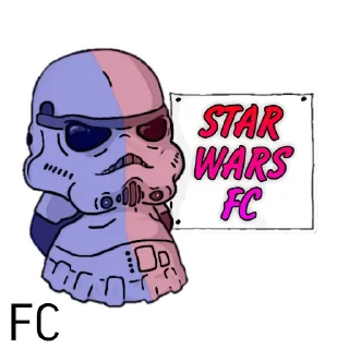 Стикер Star Wars FC - 4