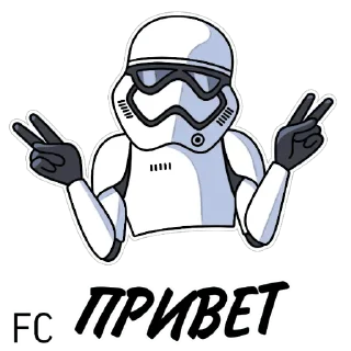 Стикер Star Wars FC - 6