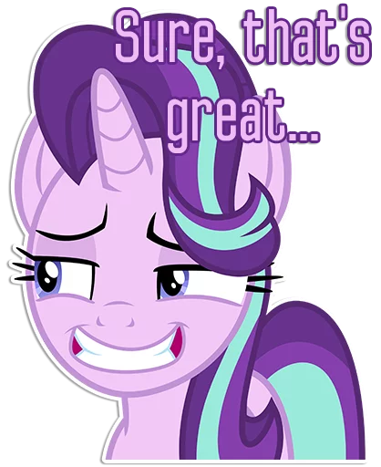 Sticker Starlight speaks [Eng] | By @Egor418 - 6