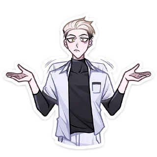 Sticker Старшеклассник Артём @Nyasticks - 4