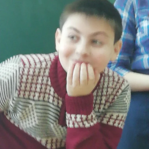 person human face clothing