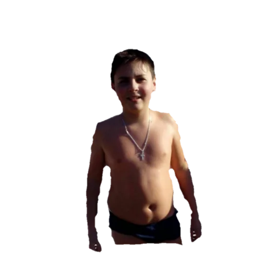 person chest human face