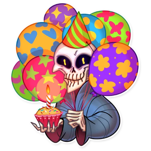 clipart illustration skull