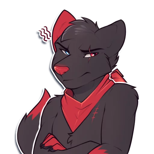 Sticker StealthTheFox - 1