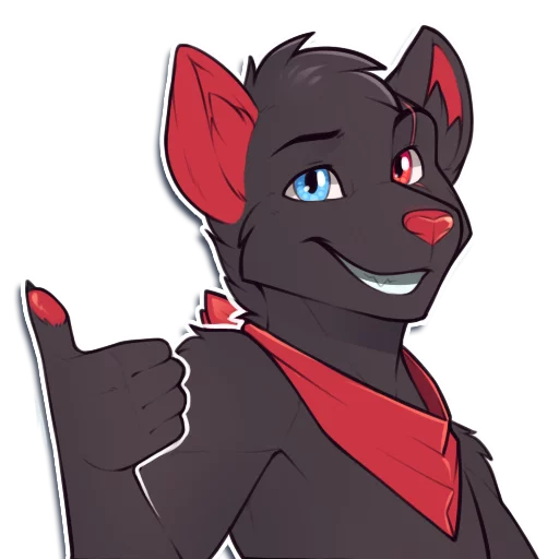 Sticker StealthTheFox - 1