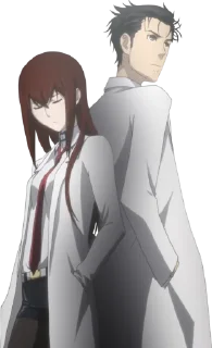 Стикер Steins;Gate | @StickersOfAstora - 3