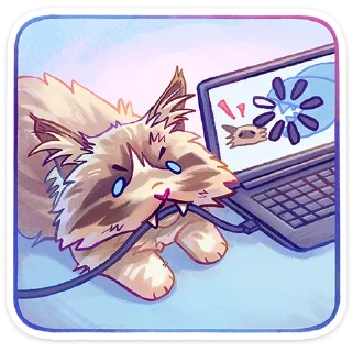 Sticker Стелла @Nyasticks - 4