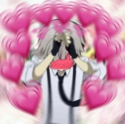 magenta flower heart