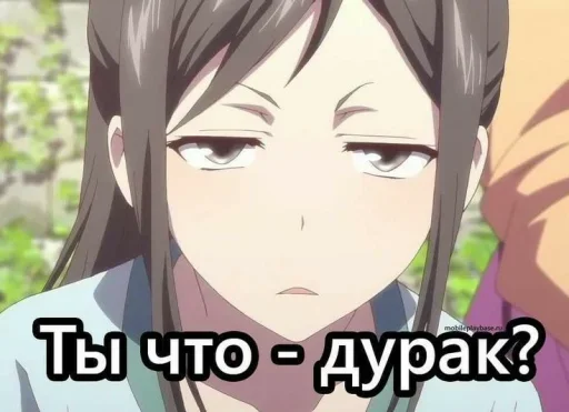 аниме мультфильм человеческое лицо