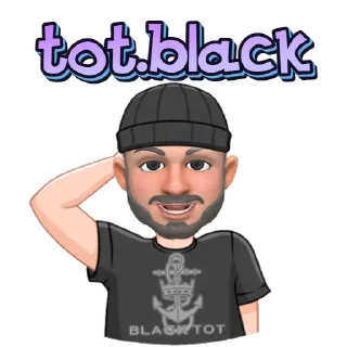 Стикер ToT.Black.Stickers - 6