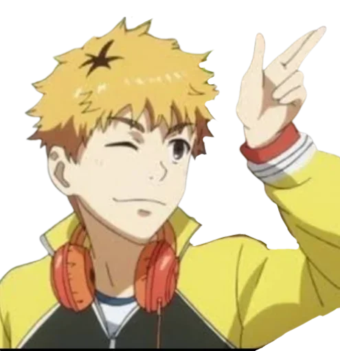 Anime boy @Sticker_Mania_Channel - 