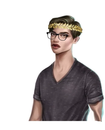 human face clothing glasses