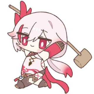 Sticker Забегаловка со сливами!•Honkai Impact 3rd•Стикеры - 4