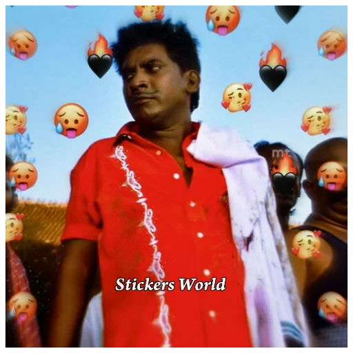 Sticker @stickersworld_offl Vadivelu Stickers - 3