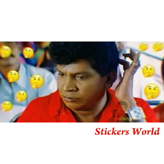 Sticker @stickersworld_offl Vadivelu Stickers - 11