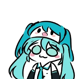 Sticker [ Miku ] ˚₊· ͟͟͞͞➳❥ @bezdomnyefei 𖥔 ݁ ˖ - 5