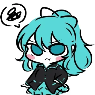 Sticker [ Miku ] ˚₊· ͟͟͞͞➳❥ @bezdomnyefei 𖥔 ݁ ˖ - 11