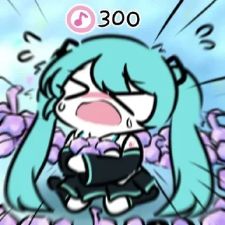 Sticker [ Miku ] ˚₊· ͟͟͞͞➳❥ @bezdomnyefei 𖥔 ݁ ˖ - 10