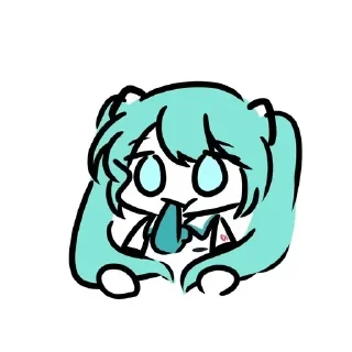 Sticker [ Miku ] ˚₊· ͟͟͞͞➳❥ @bezdomnyefei 𖥔 ݁ ˖ - 9