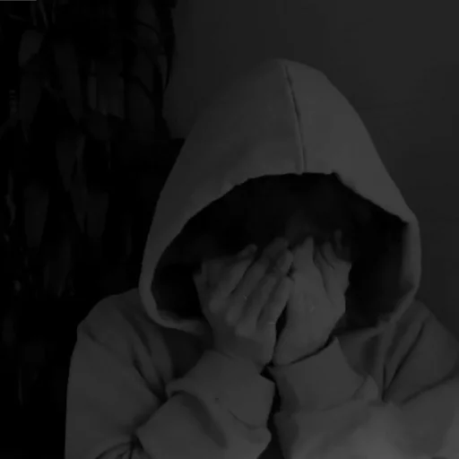 black and white person human face