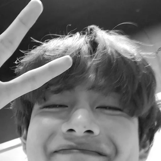 person human face black and white