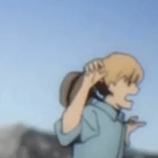 sky cartoon human face