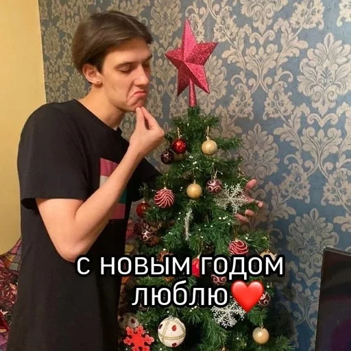 Елку рождество Человек