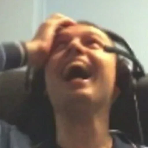 person headphones indoor