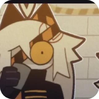 Стикер стикеры по дангер ау fpe🖤⚠️ - 6