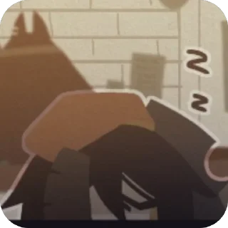 Стикер стикеры по дангер ау fpe🖤⚠️ - 10