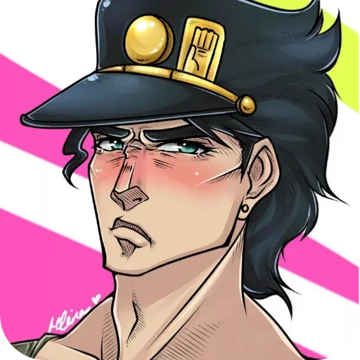 Стикеры с Джотаро - 