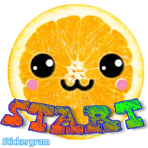 фрукт апельсин детское искусство