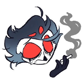 Sticker Stolas Cursed Emojis - 7