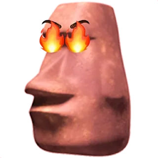 Стикер Камень - @Tg_stickersu - 9