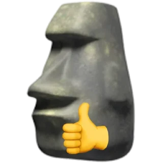 Стикер Камень - @Tg_stickersu - 4