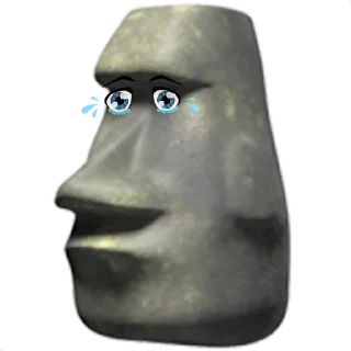 Стикер Камень - @Tg_stickersu - 0