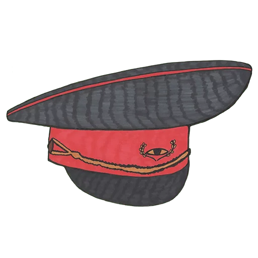 рисование мультфильм шляпа