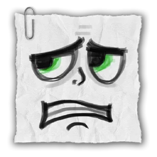 Sticker Strange Kvadrat @stickersb2b - 0